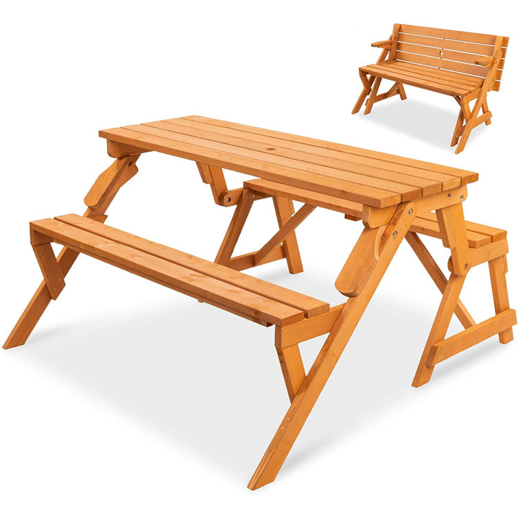 Red Barrel Studio® 2-In-1 Transforming Interchangeable Outdoor Wooden